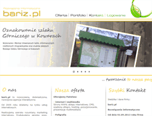 Tablet Screenshot of bariz.pl